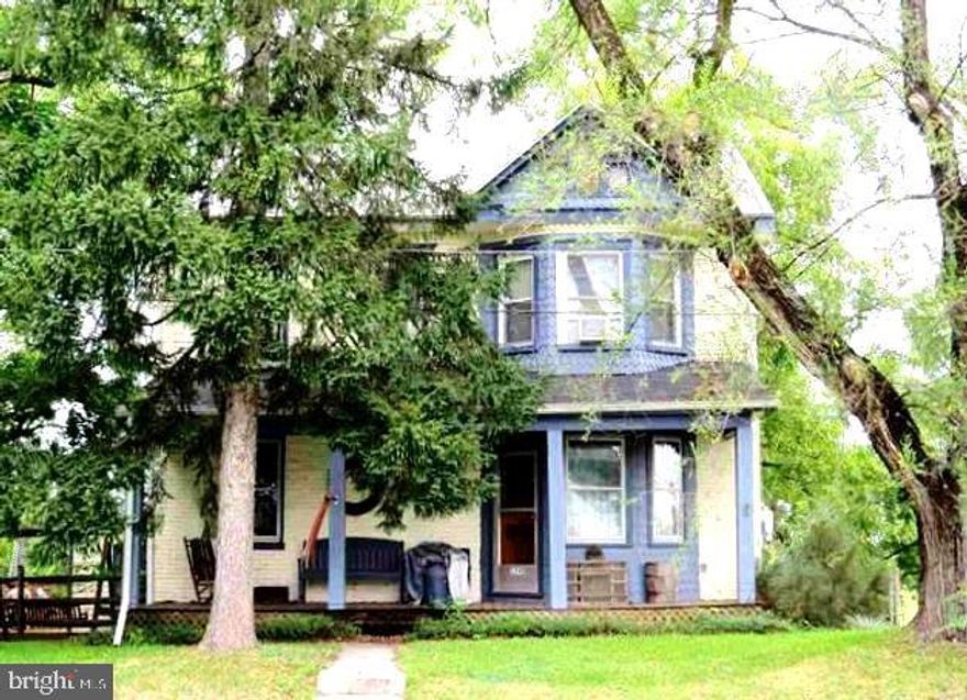 Pre Civil War home with lots of character and charm.  Eat-in kitchen with pellet stove. Large living room with fireplace and separate dining room. Fenced back yard and large deck for outdoor enjoyment.  Own a piece of history. Corner lot included with sale. Most windows have been replaced. New roof-2008, furnace - 2009. Great location for Maryland commuters.
