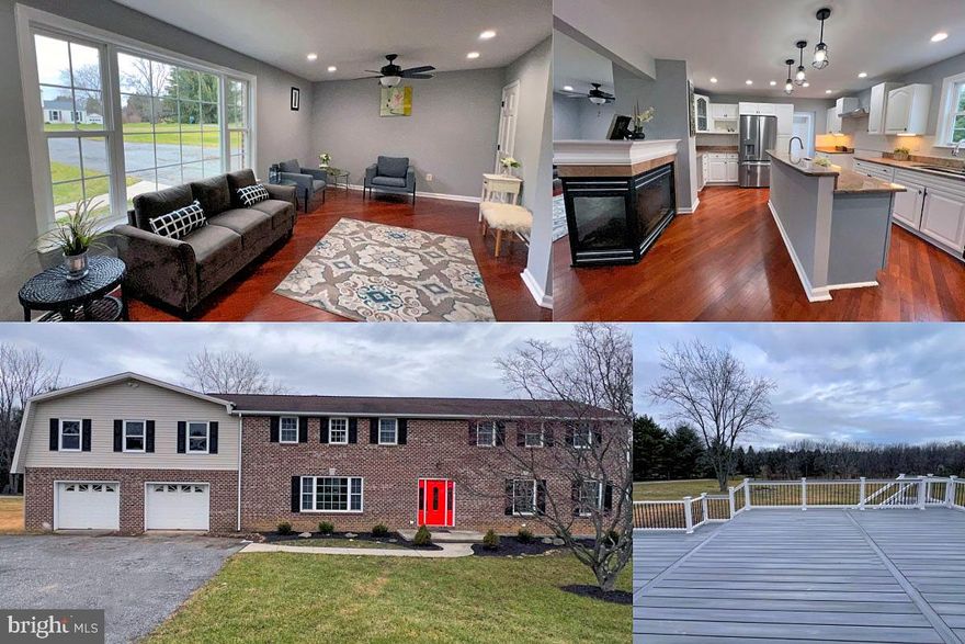 Gorgeous fully updated Dutch Colonial  . Open floor plan w/ first floor main suite, spa bath w/ soaking tub.  Gleaming HW floors, Updated kitchen w/ SS appliances. Full in-law suite on the second floor w/ living room, bedroom, and kitchen.  Additional two bedrooms, bonus room, and two full baths on the second floor.  Fully finished basement with a walkout to the back yard.  Huge deck overlooking greenery. MUST SEE!