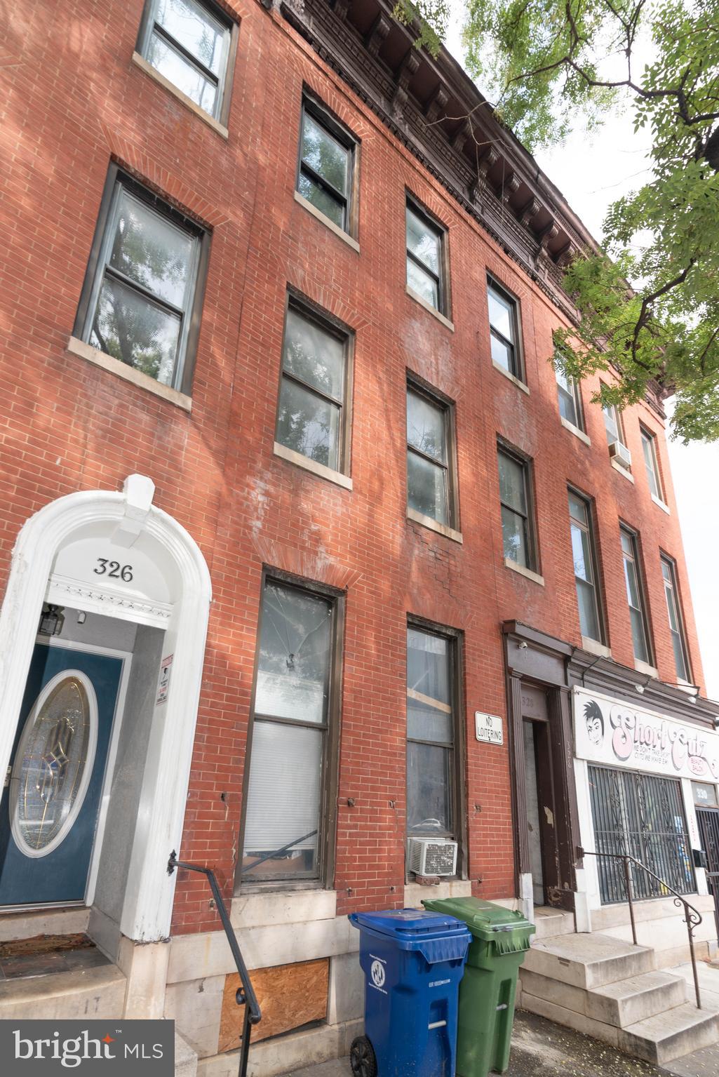 List price to be opening bid at online only auction. Online auction to be conducted on Auctioneers website. Bidding begins Thursday, August 21st, 2025 & ends Tuesday, August 26th, 2025 at 12:00 PM.4 Unit Apartment Building in the "Downtown" Neighborhood of Baltimore City
Current Gross Monthly Rent: $1,500
Current Gross Annual Scheduled Rent: $18,000
Potential Gross Monthly Rent: $3,000
Potential Annual Gross Rent: $36,000
Unit 1: $700/month (Studio)
Unit 2A: Vacant (1BR)
Unit 2B: Vacant (Studio)
Unit 4: $800/month (Studio)
Features include:
• Wood type floors
• gas water heater
• Forced hot air heat