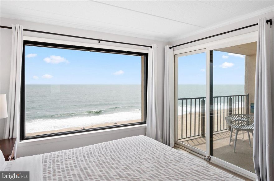 Come check out this renovated two bedroom two bath condo in Marigot Beach! Freshly painted walls, updated floors and new furniture - this condo is move in ready. Unit comes with an ocean front balcony for those breathtaking sunrises or memorable family dinners outside. Oceanfront master bedroom includes en-suite master bath and oversized picture window to watch the waves crash. 2 assigned parking spaces. Enjoy easy beach access as your unit is only a few steps from the ocean! Marigot Beach also offers an indoor pool. Located in the heart of uptown Ocean City surrounded by restaurants, bars, mini golf, shopping & grocery stores is only a few blocks away. Gold Coast Mall is located directly across the street offering several shops, restaurants, a gym and much more! Perfect for your personal condo at the beach and/or an investment property!