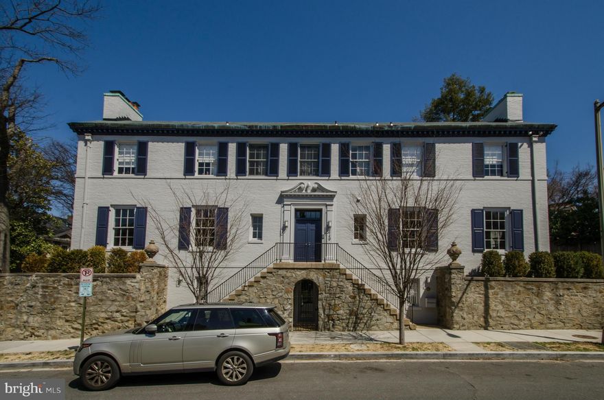 MUST SEE! Stunning 6BR/6.5BA historical Waddy Wood mansion ren. to the studs by renowned architect C.Zapatka and enlarged to 7000 sq.ft of contemporary elegance. Southern exposure! Open floor plan, top-of-line fixtures&appliances, gourmet kitchen, high ceilings, Lg.Master Suite w/ terrace &FP, finished LL w/ possible 7th BR, 5 FPs, walk-in closets, staff apt., 2 car garage, entertaining terraces.