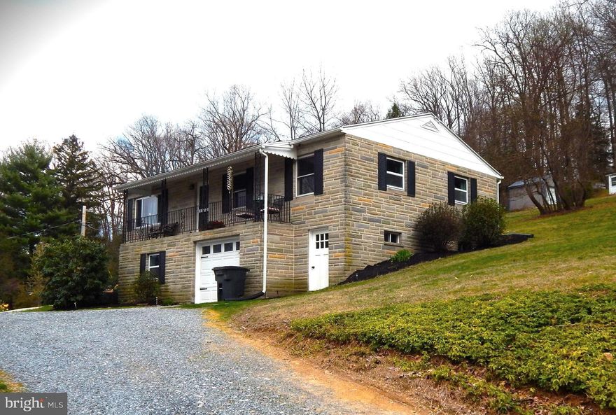 Country living close to "Long Level" boating and recreation! This raised rancher will be sure to please! House features Hardwood floors, Living Room Fireplace, Spacious Eat-In Kitchen , 3 bedrooms , 1 Bath, Partially Finished daylight basement w/ Fam. Rm for an additional 265 sq. ft., Rear Deck, Wood Stove as an alternate heating source,  situate on a .86 Ac lot. AND as a BONUS, there is an adjacent vacant  1.09 acre wooded lot  that will be conveyed along with the purchase! Tax ID# 35-000-03-0013-00-00000. This home has been loving cared for with newer Paint, Roof, Well Pump, Water Heater, Windows, Doors, Chimney liner, and many other improvements throughout that will be sure to please!  Schedule your showing today! This house won't last long.