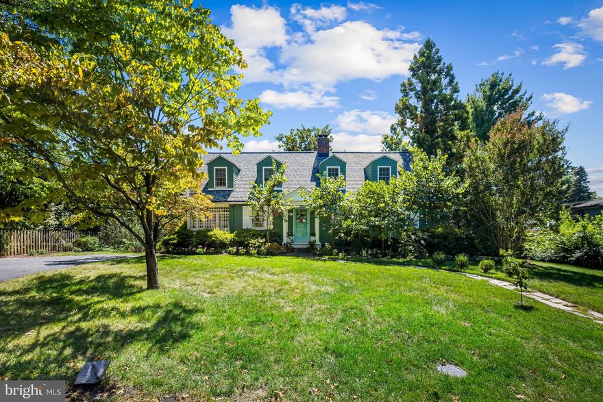 Step into storybook charm with this captivating cottage, brimming with warmth and personality, perfectly nestled on a picturesque, tree-lined street.

Savor private dinners on the spacious screened porch, or unwind on the deck beneath the shade of a grand magnolia tree—your own serene escape. Inside, the generous family room invites cozy evenings with a fireplace framed by built-in bookshelves and  access to the deck. The living room offers its own charm, featuring a fireplace and beautiful bay windows that bathe the space in natural light.

Upstairs, you’ll find a roomy primary suite with a walk-in closet, a second-floor sitting room or office that was formerly the 4th bedroom, and abundant storage throughout. The outdoor spaces are beautifully landscaped with seasonal plantings, and the detached garage has been thoughtfully transformed into a charming potting shed.

Lovingly maintained by the same owner for 50 years, this home has seen all major systems updated: hot water heater, Weil-McLain gas furnace, zoned A/C (2024), asphalt shingle roof (August 2025), and all new copper plumbing risers and horizontals.

If you’re after heart, history, and a whole lot of character—welcome home.  (tax record is not accurate)