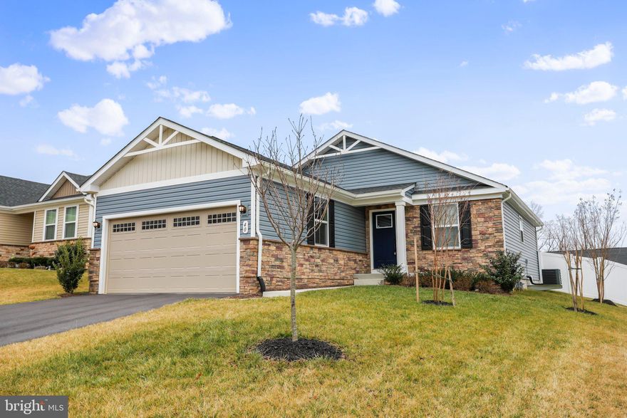 Welcome to this newer 2021 beautifully built single family home located in the Lake of Martinsburg, which includes 2 bedrooms, 2 bathrooms,  2 car garage, an open floor plan and so much more!

Main Level: The main floor consists of 2 bedrooms, 2 bathrooms, open floor plan, an amazing kitchen with dark wood cabinets, stainless steel appliances, granite countertops, an island, dining area, living area, access to the backyard and access to the 2 car garage.

Basement: Large unfinished basement with lots potential.

Exterior: Two car garage, 6 ft privacy fenced in backyard, stone paver patio, stone fire pit and low maintenance landscaping.

HOA:  Maintains the roads, dog park and pavilion area.

Utilities: The furnace, stove and hot water heater are fueled via buried propane tanks.

Listing Photos are prior to tenants moving in to property.
Tenants in lease through 1/8/2024. Earliest settlement date would be 1/10/2024.