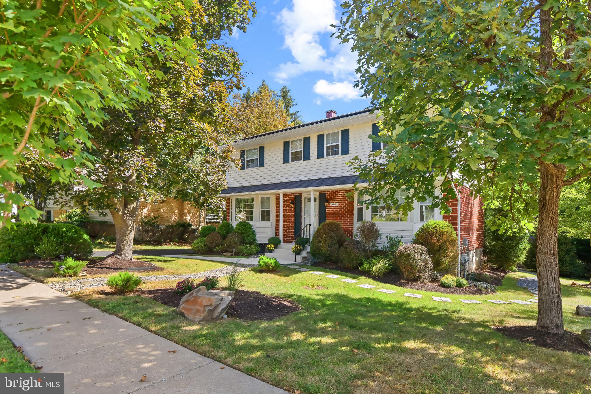Tucked away on a quiet cul-de-sac street, this classic Center Hall Colonial has been lovingly updated- ready to move right in and enjoy! Long list of recent upgreades include newer siding, windows, doors, roof, flooring, kitchen, and baths. The fully paid solar-paneled roof is a smart addition, helping keep energy costs very low while supporting a greener lifestyle. Upstairs, the spacious Primary Suite is a true retreat, featuring a walk-in closet and a private en-suite bath- perfect for unwinding at the end of the day. One standout feature is the expansive newer deck, ideal for entertaining or simply relaxing as you take in the peaceful, wooded views. All this, plus just minutes from everything you need: Local hospitals, grocery stores & a great mix of restaurants; Northwest Regional Park, and the Randallstown Community Center with an indoor pool, theater, and multi-purpose gym. **Bonus: The Seller is including a 1-Year Home Protection Plan for an added peace of mind!