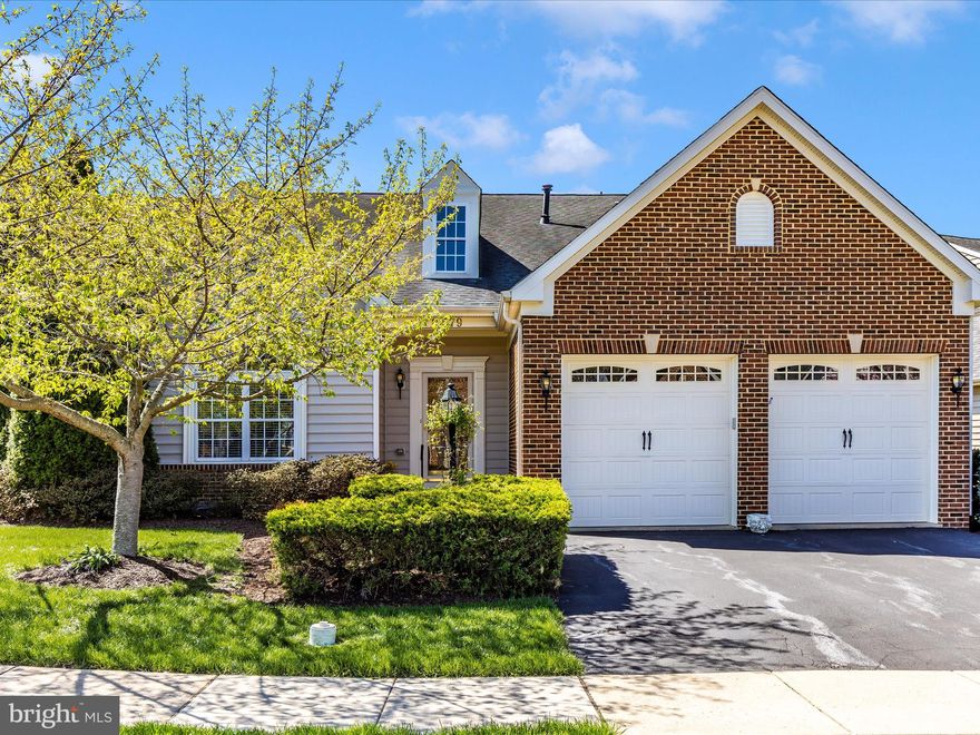 This Stonehurst model is located in the active over age 55 community in the Signature Club at Greenview.  The primary suite & full luxury bath are located on the main level as well as the living room, dining area, table space kitchen, with granite,  1/2 bath, family room that exits onto a screened porch, main level office, and laundry room/mud room.  The 2 car garage enters into the mud/laundry room which is very convenient.  There are 2 additional large bedrooms on the upper level with a full bath and loft area which is perfect for guest or family, it also, makes a great 2nd office. The upper level bedrooms are very good size and will fit a king bed in both bedrooms with amble room left. This is a wonderful open floor plan and lots of light.  The basement area is unfinished, it does have some shelves for storage.  The association maintains the exterior of the home, which includes mowing, mulching, trimming, snow & trash.  The community club house has many activities if you are interested.  There is an exercise room, on the lower level with exit out to the pool.  Great community, great people.  Minutes to major highways and shopping.