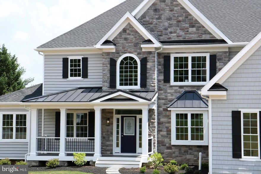 Beautiful custom home to be built on a fabulous 1.5  acre private lot. Quality abounds this 3700+ square foot colonial. 3 Car insulated Garage with insulated doors is attached and not included in square footage like they may be on other new construction. Can be customized to any size, and your own builder plans are welcome. Brought to you by D'Annunzio builders, a family business,who have been building beautiful luxury homes in this area for many decades. Enter into two story foyer complimented with crown moldings and immediately take in the beautiful open floor plan. Kitchen will be a chef's dream with all its quality upgrades which are standard features. SS appliances, Gas chef’s range, 42” cabinets with easy close and easy pull features, large center island with granite or any desired countertop. Rooms are large and sunny. Gas fireplace in family room is a floor to ceiling and custom stone. Second floor consists of 4 bedrooms, 3 full baths, Master bath is custom tiled with freestanding soaking tub (if desired), and large tiled shower stall with glass doors. Laundry is conveniently located on second floor . This builder loves details: gorgeous fixtures, beautiful doors, stunning tile, pretty colors and flooring that will enhance all characteristics of the home. All floors have 9’ceilings, custom mill work throughout, plus a custom dining room coffered ceiling, tankless hot water heater, gorgeous fixtures and programable thermostats with several zones. The basement also has a 9’ ceiling and will be plumbed out with a bathroom. Builders can also finish if desired. The exterior will have a 30 year + dimensional roof, textured siding and custom stone. There will be gorgeous, large low E insulated windows. The lot is flat and perfect as a blank slate. You want to tweak our plans, no problem. Completely up to you how your house is built. This is your house for family, fun, and all that goes on in life. This is the beautiful Concord township, Garnet Valley School District.Near major shopping, fabulous dining and close to 95 and airport. Home is ready to be built now and has about a 9-10 month completion timeframe. Call for all the details. See attachments for the floor plans and inclusions. A great opportunity that is a rare one in Concord Township, Garnet Valley Schools. Builder Info: dannunziohomes, checkout their website. This listing reflects base price but offers a good amount of upgrades. This lot is the back lot on the property.