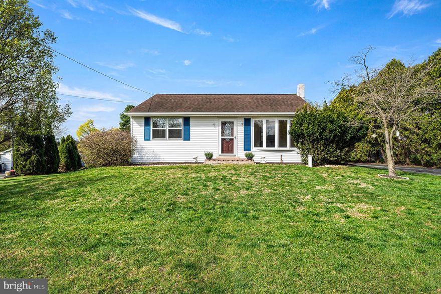 Welcome to a unique opportunity in Bethel Township! This 2 bedroom 1 bath single story cape offers a flat .58 acre lot. Located within Garnet Valley School District with LOW taxes, this home offers exactly what you need without costly frills. Ample parking with a detached garage measuring approximately 20x40’ has room for hobbies, storage, or an epic weekend hangout spot along with 2 separate sheds. Access the main home from the deck side door to enter the large eat in kitchen. Offering tall cabinets, dishwasher, stove, and sink with a picturesque window. The hardwood floors span the rest of the main level and have been covered with carpet for decades, finally now breathing and looking for new life. The hall bathroom was updated with a full tile surround, vanity, and flooring. The front primary bedroom offers two reach in closets and the rear bedroom is a great size that finishes the main level. The basement has a finished recreation area with electric fireplace, tile flooring, recessed lighting. A separate room would be a great office or den. Basement laundry and storage provide necessary function. The home has Pella windows throughout, a newer front door with a storm door, and a freshly painted interior - this home is ready for new owners!