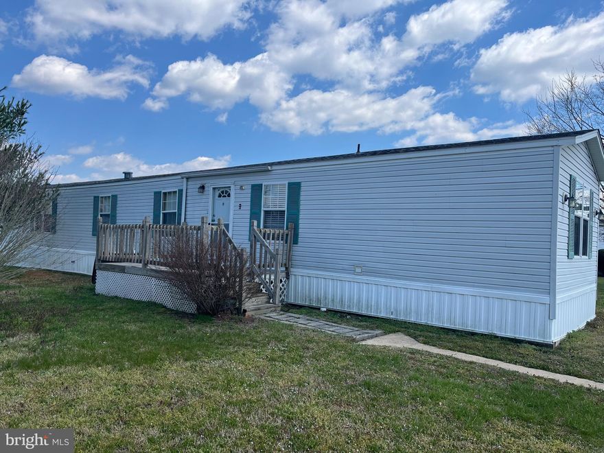 Welcome to this cute & cozy mobile home located in a peaceful mobile home park. This charming home features 3 bedrooms and 2 bathrooms, perfect for a small family or someone just starting out.  The open living space is great for entertaining, and the kitchen is equipped with modern appliances for your convenience. Enjoy the fresh air and community vibes of Strawberry Village,  while being just a short drive away from airport, Ocean City, Assateague & Berlin!  Live like a local!  

Anyone interested  in living in Strawberry Village must be approved prior by park prior to contract being submitted.