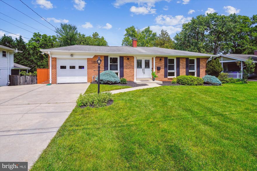 Exterior photos don’t do it justice—this home is a must-see in person!
Discover this beautifully updated rambler in the highly sought-after Regency Estates neighborhood. With 3,230 square feet of finished living space spread across two levels, this spacious and light-filled home offers 5 bedrooms and 3 full bathrooms, thoughtfully designed for both comfort and style.

The home features hardwood floors throughout, crown molding, recessed lighting, skylights, and a cozy fireplace. Recent updates include renovated bathrooms, a new furnace and hot water heater (both installed in 2019), a brand new washer and dryer (2025), a newer dishwasher (2023), stainless steel appliances, a NEST thermostat, and updated electrical outlets. An attached garage adds convenience and storage.

One of the standout features is the large, fenced backyard—perfect for entertaining or relaxing. Multiple access points lead to patios, a deck, and an abundance of green space, ideal for gatherings or quiet afternoons outdoors.

The eat-in kitchen offers stainless steel appliances, crisp white cabinetry, and a bright breakfast area with table space. Sliding glass doors open to a deck with tranquil backyard views. Formal living and dining rooms enhance the main level living space, providing ideal areas for everyday enjoyment and hosting.

Also on the main level are four bedrooms and two full bathrooms, including a generous primary suite with an attached bath. Each bedroom is filled with natural light and features beautiful hardwood flooring.

The fully finished walk-out lower level includes a spacious family room with a fireplace set in a charming brick accent wall, and sliding glass doors that open to the patio and backyard. A fifth bedroom with a full bathroom provides private accommodations for guests, while a large bonus room offers flexible space for a sixth bedroom, home office, gym, or playroom.

Ideally located, this home offers easy access to dining, shopping, entertainment, and major commuter routes. Outdoor enthusiasts will love the proximity to parks, recreational options, and nationally rated golf courses. Located within the top-rated Montgomery County school district, this is an exceptional opportunity to own in one of the DC area’s most desirable communities.