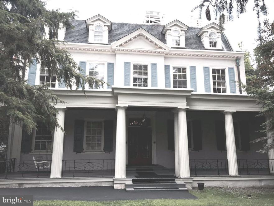 A true marquee building in the middle of Huntington Valley in the business district section. Known as Mount Jolly, this Georgian Style 3-story building with a stunning Pillared front Porch, stained glass entry, marble floors, turn-of-the-century woodwork throughout, fireplaces, central air, state room style offices and conference rooms, and a 2nd floor outside balcony/patio. Presently, a law office could be used by many different companies. Property also offers (2) 2-bedroom apts, (2) 1-bedroom apts, storage garage/barn, and parking for over 20 cars. Present rental income is over $122,400.00 per year. Call today for a private tour of this classy marque!