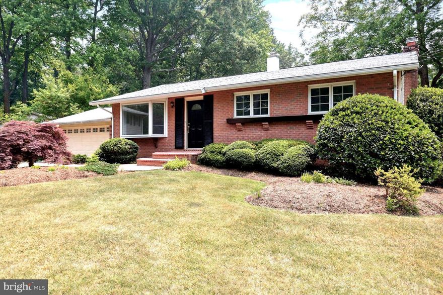 Great opportunity in the desirable Sulgrave Manor community near Mt Vernon!   Brick front 2 level home on amazing .62 acre lot, partially wooded and backs to creek.  Enjoy this wonderful and peaceful setting from the large deck (w/ awning) or the spacious patio from the walk-out lower level.   The patio is also covered by a rain gutter system under the deck.   Freshly painted and new carpet in lower level.  Roof 2021, HVAC 2016.  Well maintained property that provides a great opportunity for the new owner!  Current storage room can be easily converted to 4th bedroom/Den, while still maintaining spacious storage area.  2 car carport with garage door and opener and is screened in on two sides, this could be easily converted into a wonderful screened in space or enclosed for a true garage.  3 comps on the street, one just Sold for 770k and 2 others under contract at 800k list price.  Hot tub as-is.  Just around the corner from Grist Mill  & Mt Zephyr Park- 75+ acres of ballfields, playgrounds, garden plots, dog park & more.  Bikers, Runners, Walkers- Connect with the Bike Trail that runs from Grist Mill to Mt Vernon and pick up the Mt Vernon Trail.   Approx 20 mins to Old Town!