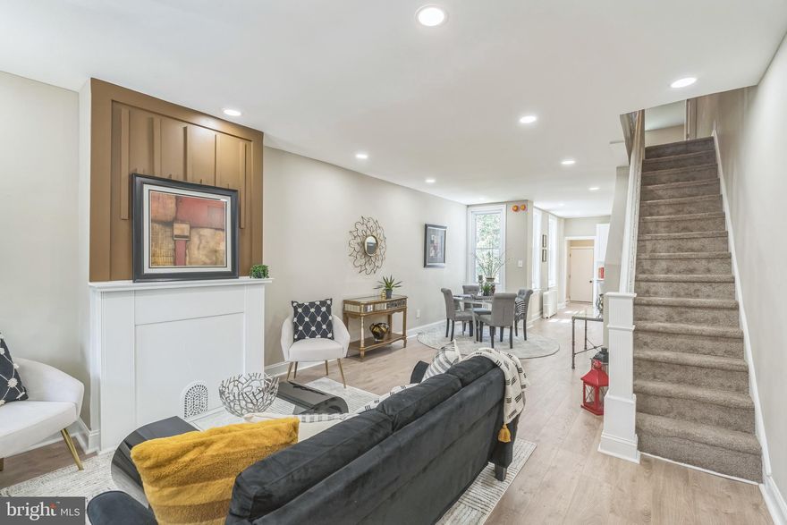 Welcome to your new home in the heart of Philadelphia! This charming residence boasts 1,180 square feet of well-designed living space that seamlessly blends comfort and style.

Step inside, and you'll be greeted by the recently updated main level featuring brand new laminate wood flooring, providing a warm and inviting atmosphere throughout. The kitchen has been thoughtfully renovated with modern touches, showcasing new brown shaker cabinets, sleek stainless steel appliances, elegant granite countertops, and stylish steel accent hardware. This culinary haven is not only aesthetically pleasing but also highly functional, making it a delight for both chefs and entertainers alike.

Venture upstairs to discover the cozy retreat of the bedrooms, each adorned with new wall-to-wall plush carpeting, creating a soft and luxurious ambiance underfoot. The bathroom has undergone a tasteful transformation, featuring a new vanity, ceramic tile shower, and a pristine new toilet, adding a touch of sophistication to your daily routine.

Don't miss the opportunity to call this meticulously updated residence your own. Schedule a showing today