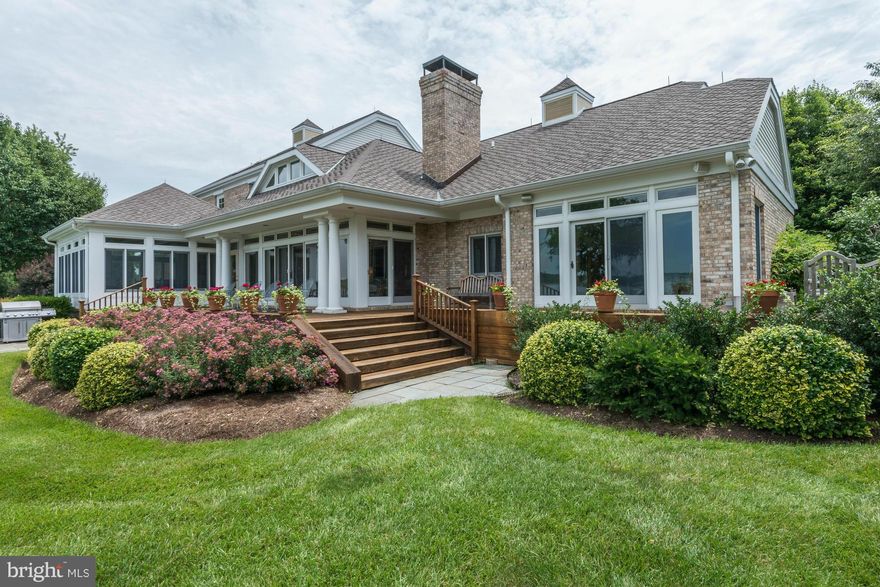 NEW PRICE**ONE-OF-A-KIND PRIVATE WATERFRONT RETREAT ONLY 1.5 HOURS FROM DC AREA DESIGNED BY RENOWNED ARCHITECT. HOUSE OFFERS 5 BDRMS, 5 FULL BATHS,SUNRM,UPDTD KIT.,OFFICE, DEN, 2-CAR GARAGE & MORE. PRO. LANDSCAPED OASIS WITH 1800 FEET OF PROTECTED SHORELINE, PRIVATE DOCK WITH 4 BOAT SLIPS, AIRPLANE HANGER FOR STORAGE, SALT WATER POOL, SPORT COURT, & MORE