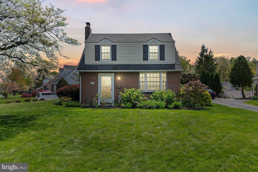 Welcome to this impeccably maintained 3 bedroom, 2 bath, all-brick single -family home that's situated on a corner lot in the heart of the highly sought-after Winchester Park neighborhood. Approaching you will immediately notice the meticulous curb appeal with tasteful landscaping, flawless exterior, plush green grass and a lengthy driveway for multi- vehicle parking.  Enter into the first floor to find a spacious and bright formal living room which showcases custom built mantle with gas fireplace,  and w/w carpeting which protects the lovely original hardwood floors underneath. The formal dining room is the perfect size for those large family gatherings and boasts chair rail moulding , and front and side windows that allows an array of natural light into the home.  The kitchen is equipped with built in stainless steal appliances, recessed lighting,  an abundant amount of counter top space, plenty of cabinetry, ceramic tile backsplash, beautiful wood style flooring,  and seamlessly opens up to lovely and  sun soaked family room. The stunning family room features  more wide plank wood style flooring, a ceiling fan light fixture, and a oversized glass slider that opens onto a spacious trex deck with a retractable awning.  The upper level features 3 generous size bedrooms, all having more than adequate closet space, ceiling fan light fixtures, and a timeless 3-piece hallway bathroom with newer fixtures. The lower level provides additional living space and can be utilized as you wish, (possible 4th bedroom, man cave, rec room, etc.)full bathroom with stall shower, plenty of storage space and closets, separate laundry area with all the amenities. Additional features include Newer Roof, Newer HVAC, close proximity to top ranked schools, public transportation, and all major highways. This home has been meticulously cared for over the years and it clearly shows!!!