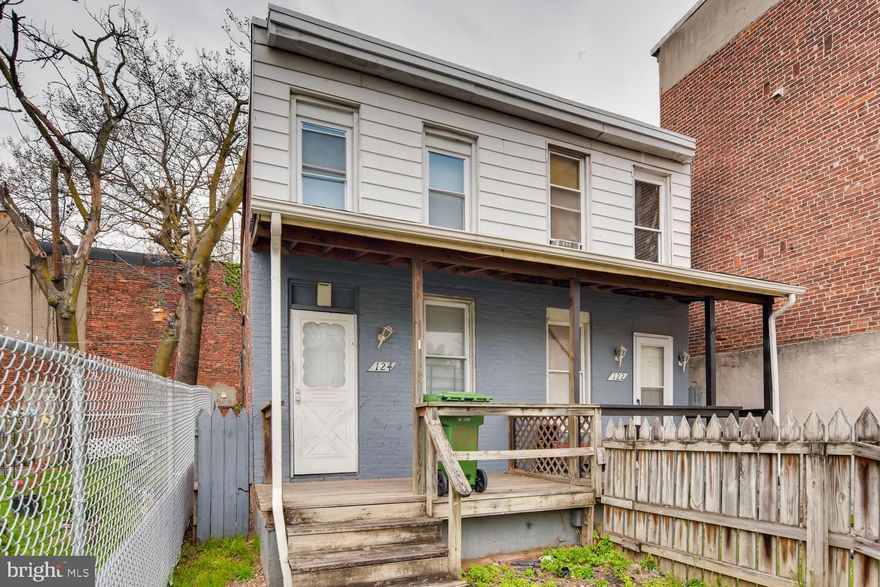 INVESTOR ALERT-This one makes sense.  Licensed one bedroom/1 bathroom semi detached home with long term tenant occupant paying $800 monthly.  Fenced porch front home with petite rear yard.  Located within steps of the Mt Clare Junction Shopping Center, transportation and downtown.  Home inspections are certainly welcome for informational purposes only.  No known defects.  Must provide notice to show.**SAME OWNER SELLING 124 S. CAREY STREET FOR $35,000.