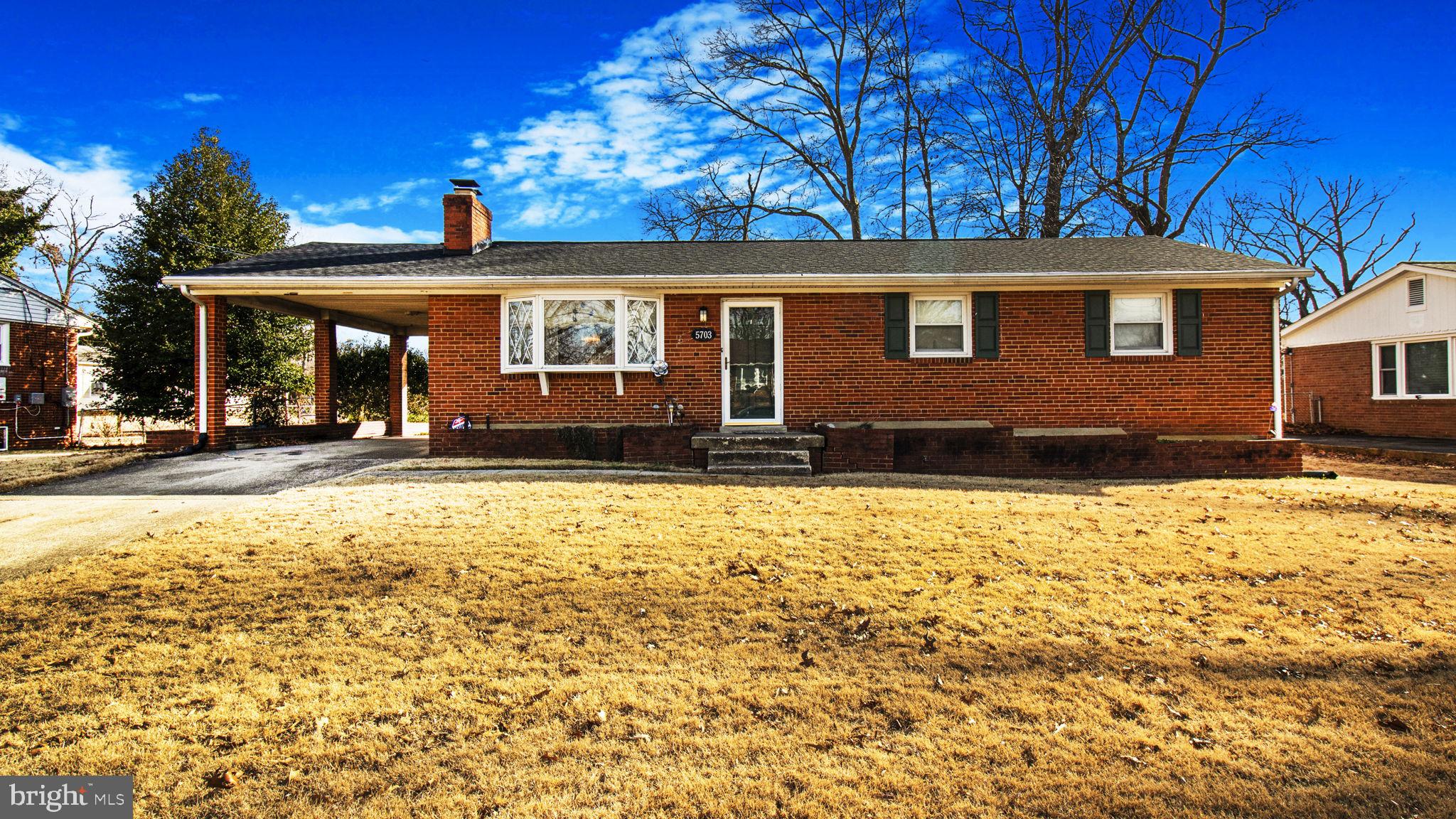 MOTIVATED SELLER! $10,000 seller help with full price offer.
Home can be sold fully furnished with all electronics - negotiable.
Beautifully updated rambler with carport in sought after Ramblewood. Enter in the living room with hardwood flooring and wood burning fireplace. The completely remodeled kitchen overlooks the living room and dining room. Walk down the hall to 2 large bedrooms - can easily be converted back to a 3 bedroom home. The master bath features a large jacuzzi soaking tub with mounted television to relax in after a hard days work. The lower level is an entertainers delight featuring 4 televisions, wet bar and a full bath along with an extra closet under the steps. There is an oversized laundry room and extra storage room that completes the lower level. The large level fenced in back yard is perfect to host all of your summer outings. Close to major commuter routes, Metro, Andrews Air Force Base, and National Harbor.