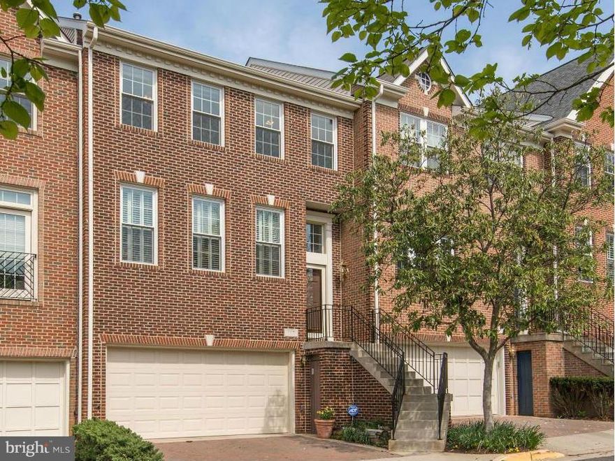 Highly desirable luxury townhome in a small, quiet enclave, but so close to the center of Falls Church. The owners have taken superb care and it shows!  All bath vanities and kitchen have been upgraded. Formal DR, eat-in kitchen, & deck.  Elegant MBR suite and LL Rec Room, plus 4th BR and full bath.   Large garage w/extra storage. Serene brick patio for relaxing.  Open House Sat & Sun 1-4.