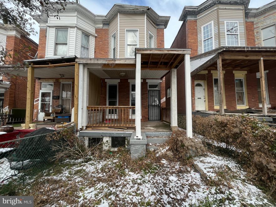 ONLINE AUCTION: Bidding begins 02/03/2025 @ 10:00 AM. Bidding ends 02/05/2025 @ 6:40 PM. List Price is Suggested Opening Bid. 2 Story Semi-Detached Townhouse located in the Rosemont area of Baltimore City. Residents can enjoy the nearby attractions such as Gwynns Falls Park, Walbrook Junction Shopping Center, Coppin State University, Mondawmin Mall, & Leon Day Park. Property is Vacant. Easy Access North Ave. Deposit: $7,500.