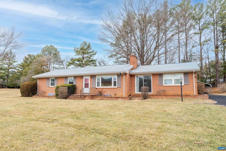 An exciting opportunity to own a brick ranch on Route 151 with mountain views! Bedrooms on the 1st floor are ideal for those who do not want to climb many stairs. An in-law suite in the basement that would make an ideal rental with its own entrance. A cozy home with plenty of charm; hardwood floors, built-ins, cedar lined closets, wood burning brick FP, & large window to enjoy the views of Humpback Rock from the living room. An abundance of great updates have been made to this home, including a new roof in 2019, an upgraded septic system, new windows in 2010, central air in 2017, and updated plumbing. There is plenty of storage with a full sized basement, a storage shed, and an attached garage facing the rear. Great entertainment space on a large flat lot. For home workers, high speed fiber-optic internet through Firefly. One mile to Afton Family Medical, 15 minutes to Waynesboro or Crozet, and 25 minutes to UVA and Charlottesville. You are in the right place if you enjoy wineries, breweries, and cideries. Blue Mountain Brewery, Hazy Mountain, Bold Rock, Three Notchd, Devils Backbone are just a few on the list that are a short drive away. Located near the Blue Ridge Parkway & Wintergreen, this is an ideal short-term rental!,Formica Counter,Maple Cabinets,Wood Cabinets,Fireplace in Great Room