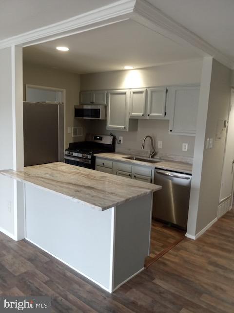 CASH OFFER ACCEPTED IN LIEU OF THE FOLLOWING ----- > ***SELLER WILL PAY $5,000 toward buying the Purchasers INTEREST RATE BUY DOWN / OR CLOSING COST HELP ***$1000 BUYER BROKER BONUS *** WITH A FULL PRICE CONTRACT SCHEDULED TO CLOSE ON OR BEFORE 10/28/2022 ------ALL UTILITIES (WATER, ELECTRIC, GAS) INCLUDED IN CONDO FEE------ABSOLUETLY Gorgeous Home! Top Floor with no one living above you! Completely UPGRADED Renovation! Everything has been Replaced or Updated! NEW Paint throughout, NEW Flooring, NEW Upgraded Bathroom! NEW Bathroom Vanity and Toilet, NEW Granite Counter Tops, Fresh Kitchen Cabinets including NEW Stunning Island, NEW Upgraded Stainless-Steel State of the Art Gas Range! NEWer Refrigerator and Dishwasher. NEW Doors Throughout, NEW Upgraded Electric Fixtures, Enjoy Coffee, Entertaining and Relaxation on the Lovely Balcony Overlooking Open Area and Trees. All of this just Minutes from National Harbor, EASY Commute to DC/Northern VA. Contact Listing Agent with questions!