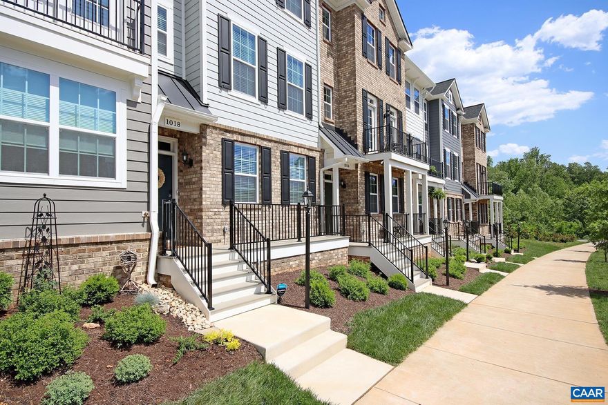 Available May 30th - This 4 bedroom, 3.5 bath townhome is located within the desirable Old Trail community of Crozet. Nestled at the base of the Blue Ridge Mountains, the Old Trail community offers walkable sidewalks and walking trails, ponds, a playground and soccer field, plus Old Trail Golf Club*, Old Trail Swim Club*, and a Village Center that offers dining, health, and wellness options. With its convenient location, you can easily access downtown Crozet, wineries, breweries, Chiles Peach Orchard, and I-64.  The 1,844 sqft townhome offers an open and light-filled interior, LVP and carpeted floors, a front load stacked washer and dryer on the bedroom level, a Trex deck, and a rear-entry 2-car garage.   The main level includes an open living room, a half bath, and a spacious eat-in kitchen with granite counters and stainless steel appliances. The top level includes a primary bedroom with an attached walk-in closet and a private bath with a frameless glass shower, plus two additional bedrooms that share a hall bath. The lower walk-out level includes a 4th bedroom/home office option with a full bath.  *Membership to the Old Trail Swim Club and Old Trail Golf Club are not included in the rental rate.