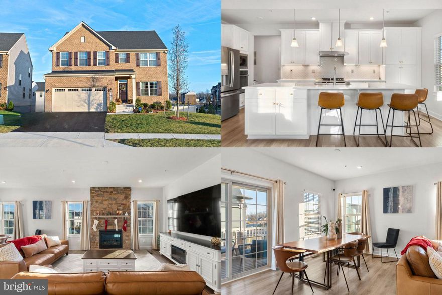 Open House Saturday, January 13th 2023 from 1pm - 3pm

Welcome to your new dream home – a stunning Brick Front Colonial with Upgrades Galore!

Step into the heart of this home, where an open gourmet kitchen awaits, featuring quartz countertops, a large center island, bar seating, tiled backsplash, pantry, gas range, wall oven, and stainless steel appliances. Feel the luxury beneath your feet with LVP flooring, and bask in the warmth of recessed lighting throughout. The focal point of the living space is an elegant stone fireplace, adding a touch of sophistication.

This home is designed for convenience and style, with a main level office and bedroom for versatility. The Grand Primary Suite is a true retreat, complete with tray ceilings, walk-in closet(s), and a Spa-Like Master Bath boasting a soaking tub, separate shower with bench seating, and a water closet.

The finished walk-out basement is a haven for entertainment, featuring a second kitchen, family/entertainment room, workout room, and a full bath. Step outside to a fully fenced backyard, a covered deck, and an attached 2-car garage – the perfect space for relaxation and recreation.

Enjoy the perks of neighborhood amenities and the convenience of being minutes away from shopping, restaurants, and entertainment. Commuting is a breeze with a great location near the Capital Beltway, ideal for those working in DC, Northern Virginia, or Andrews Air Force Base.

This home is not just a residence; it's a lifestyle upgrade waiting for you. Don't miss the chance to make this stunning Colonial your own – where luxury and comfort meet in perfect harmony!

Accepting Back up Offers