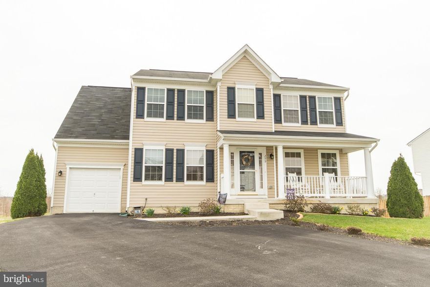 Great location!  Very nice 4 bedroom, 2 1/2 bath Colonial in Liberty Run.  Formal Living Room, Formal Dining Room, Family Room, Kitchen + Breakfast Nook.  Kitchen has all upgraded Stainless Steel Appliances + Island. Deck and Privacy Fenced Back Yard overlooking undeveloped land.  Oversize driveway + 1 car garage and unfinished walkout level basement. Must See!