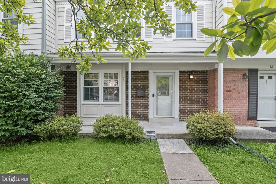 *** OPEN HOUSE - SATURDAY, AUGUST 5, 1-3PM! ***
Move-In Ready!
Amazingly maintained brick townhome in the leafy and ultra convenient Bennington community. Gleaming hardwood floors on two main living levels. The inviting dining and high-ceiling living areas are awash in natural light, and adorned with elegant pendant and recessed lights. The sumptuous eat-in kitchen boasts sparkling stainless appliances, mosaic tile backsplash, and elegant cabinetry. Foodie chefs will love the powerful 30" Pacific TruSteam auto-clean range hood.  Spacious and bright primary suite features a walk-in closet with custom organizers and baskets for all your personal styling needs.  The highlight is the impressive en-suite bath, luxuriously tiled top-to-bottom, with granite tops, walk-in shower, and even a jetted soaking tub. The huge and airy lower level is ideal for an in-law suite as it comes with its own full bath, a classic stone walled wood-burning stove, and also a functioning kitchenette with dishwasher and sink.  Walk outside to de-stress in your own private low-maintenance landscaped backyard with a brick patio.  *** HOA amenities include walkable distance to pool and clubhouse, basketball courts, tot lot-playground.   Two assigned parking spaces plus guest parking spots. Public transportation outside the community.  Minutes to I-270 commuter exits, NIST complex, nearby Montgomery Village and Rockville's plentiful offerings of dining venues, Costco, Sam's Club. 9-minute drive to Gaithersburg MARC Station. Short leisurely drive to the gorgeous Seneca Creek State Park for nature lovers. DON'T WAIT TOO LONG!