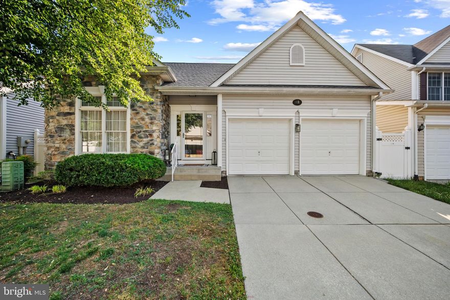 Discover the charm of this beautifully maintained ranch-style home nestled in the desirable Taskers Chance community. Built in 2001, this inviting residence offers a perfect blend of comfort and functionality, making it an ideal retreat for those seeking a peaceful lifestyle. Step inside to find a spacious layout featuring three generous bedrooms and three full bathrooms, ensuring ample space for relaxation and privacy. The fully finished basement, complete with an outside entrance, provides endless possibilities-whether you envision a cozy family room, a home office, or a play area for hobbies. The heart of the home is the bright and airy living area, perfect for gatherings or quiet evenings. The attached garage and driveway offer convenient parking, while the community pool invites you to enjoy sunny days and create lasting memories with neighbors. With its aluminum siding and thoughtful design, this home is not just a place to live; it's a sanctuary where you can unwind and recharge. The surrounding community enhances the experience, offering a welcoming atmosphere and a sense of belonging. Don't miss the opportunity to make this delightful property your own. Embrace the lifestyle you've always wanted in a home that truly feels like a warm embrace. Schedule your private tour today and envision the possibilities that await!