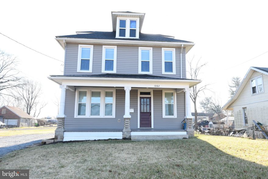 Welcome to your new home! This spacious colonial that was recently renovated an offers updates throughout.  This home features 3 Full Bedrooms and 2 1/2 Bathrooms. The spacious yard features a covered work area a total of .69 acres. The beautifully updated kitchen boasts white cabinets, updated appliances, granite countertops, a spacious eating area, and a large island. The main level is completed by an updated laundry space and a half bathroom. The spacious owners suite includes a private balcony, walk-in closet, and work/dressing area. This home features front and rear covered porches.