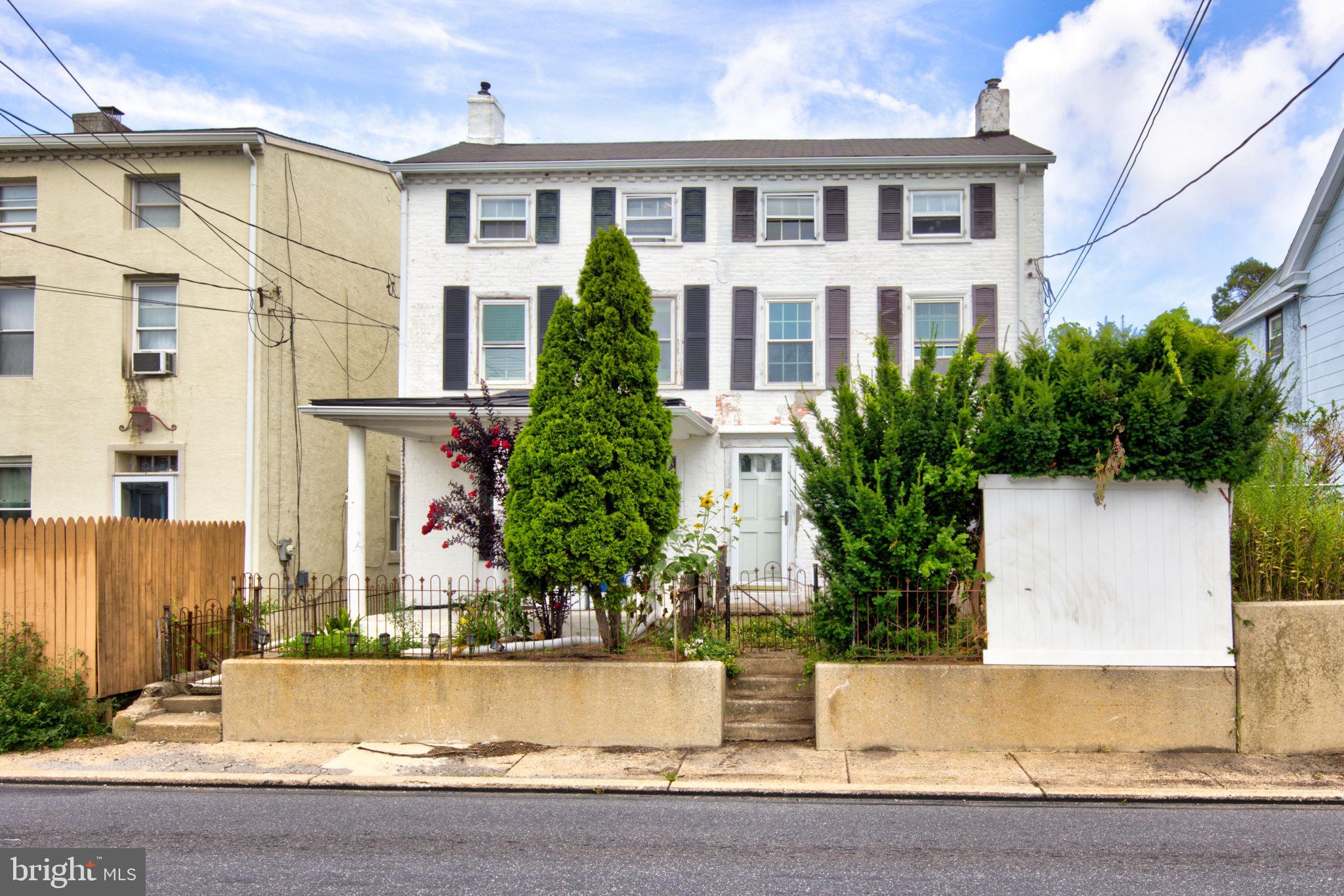 Welcome to the heart of the Historic District!
This charming 3-bedroom twin, located in the desirable Hamorton Historic District within Kennett Consolidated School District, blends character with everyday convenience.
Step inside to find a traditional layout featuring a spacious living room, dining room, and a bright kitchen with in-home laundry. A classic trinity staircase leads to the second floor, where you’ll find two comfortable bedrooms and a full bathroom. The third floor offers a versatile bonus space—perfect as a third bedroom, home office, or creative studio.
Additional highlights include gas heat to keep you warm all winter long, a full dry basement for storage, and a 1-car detached garage—a rare find in this historic neighborhood.
Enjoy the charm of small-town living with easy access to restaurants, shops, and cultural attractions, all while being part of Hamorton Historic District!