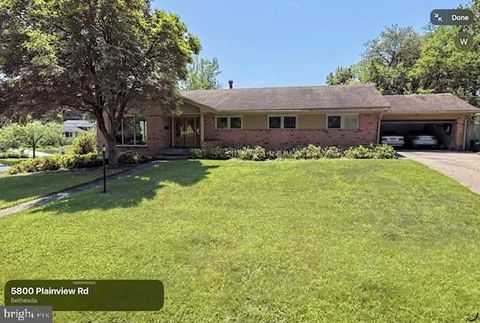 Photo of 5800 Plainview Road, BETHESDA, MD 20817 (MLS # MDMC2225658)