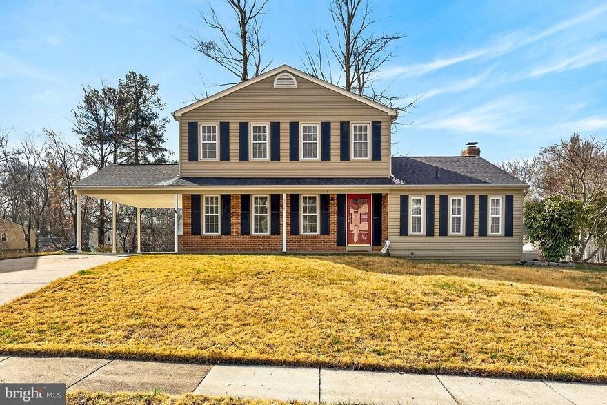 Beautiful, well maintained and updated 4/5 bedroom, 3.5 bath home!  Gorgeous fully updated kitchen has Kool - copper colored stamped metal ceiling,  abundant Maple Cabinets, Granite - double ogee edge counters!!   Refrigerator & Stove 2 months young!  Breakfast table w/under cabinets & free standing cabinets in dining area stay with home** Gorgeous Hardwood floors - most of main level! Roof replaced 2021!  HVAC replaced 2016.  Lovely primary shower bath - replaced 2022, Hall bath and 1/2 bath remodeled 2022!!  Main floor Family Room has Masonry Wood burning Fireplace - newer sliding glass door to huge Deck - has stairs!  1st floor front room can be bedroom or office**  Really nice rear yard is large, open - wonderful for kids, dogs, parties!!  Rear Hot Tub conveys (new cover is on order) **  Lower level has a huge Recreation Room, Large bedroom with private full shower bath, Laundry & 2 storage rooms!  There is a neighborhood Pool that could be joined if desired.