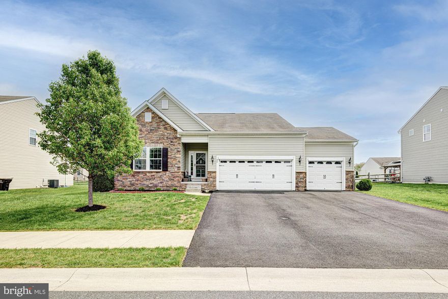 Welcome to 94 Stoney Creek Ln - a beautifully maintained home in the desirable Providence Crossing community of Smyrna, DE! From the moment you step inside, you'll be impressed by the soaring high ceilings, gleaming hardwood floors, and open, airy layout that invites natural light into every corner. The heart of the home is the incredible great room with spacious family room and oversized kitchen, complete with a long center island, ample cabinetry, and plenty of space for cooking and entertaining. Just off the kitchen, the sunroom extension offers a bright and relaxing space with direct access to the rear deck—perfect for outdoor dining and enjoying the fully fenced backyard. The spacious primary bedroom is a true retreat, featuring a large walk-in closet and a private en-suite bathroom with everything you need to unwind. A second generously sized bedroom provides easy access to a full hall bath, while a third room is currently being used as a home office with built-in desk and shelving but can easily be converted back to a bedroom to maximize bedroom options! Downstairs, the fully finished basement adds even more living space, including a large open area perfect for a rec room or media space, along with an additional full bathroom—ideal for guests or extended living. Don’t miss this opportunity to own a beautiful, move-in-ready home in one of Smyrna’s most sought-after neighborhoods. Schedule your tour today!