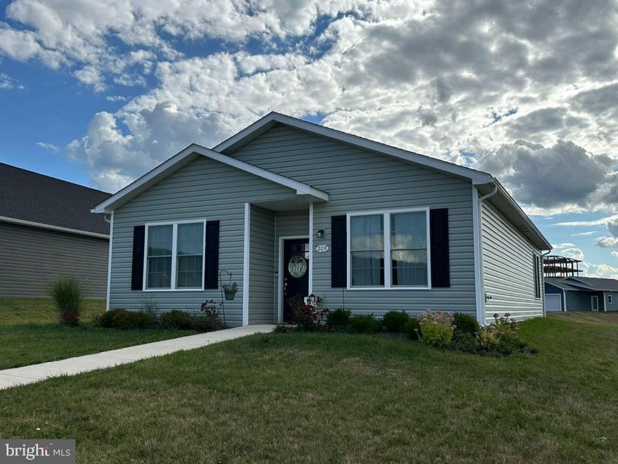 New Build in a Premier Frostburg location! This 3 bedroom, 2 full bath home is one level living at it's finest. This home features a 1-car, rear loading garage, an open floor plan and a  primary en suite bedroom with plenty of closets.