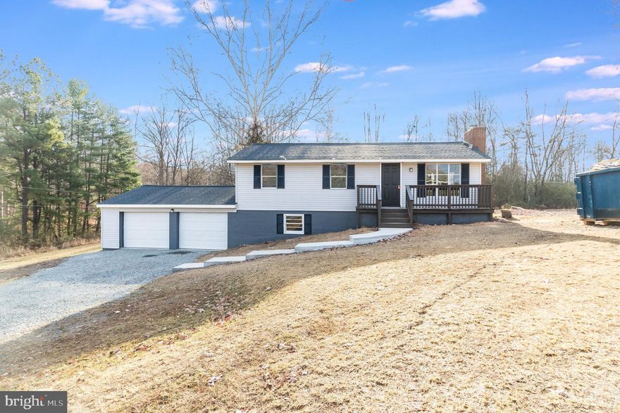 FULLY RENOVATED AND READY TO MOVE IN!  Check out this fully renovated rambler situated on an acre lot. This 3 bedroom, 1 bathroom home is ready for its new owners with a new roof, HVAC, water heater, carpet and LVP flooring, fresh paint throughout, kitchen and bathroom are brand new and upgraded as well.  Brand new septic system!  The property has a 2 car attached garage with upgraded panel doors and driveway.  Don't miss this move-in-ready home!