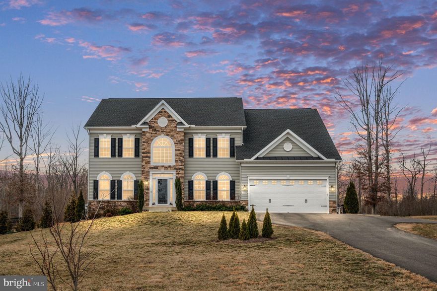 LEASE PENDING!!
_________________________________

SHOWINGS HAVE BEEN PAUSED! MULTIPLE APPLICATIONS RECEIVED!
--------------------------------------

AVAILABLE JULY!! CURRENT TENANTS WILL BE LEAVING THE LAST WEEK OF JUNE!!
Preferred showing window:  Monday through Friday  during business hours.

Gorgeous home in the new neighborhood of Robert's Run in North Stafford.  Zoned for Mountain View HS. Gourmet sunlit kitchen with granite, island,  6-burner gas cooktop, double wall ovens and wine bar with beverage fridge.  Enjoy the spacious family room with custom stone fireplace.  Private main level office or could be the 5th bedroom. Upstairs the primary suite has TWO walk-in closets! The ensuite bath has two sink/vanity areas and a super sized shower. The second bedroom upstairs also has its own ensuite full bathroom. The remaining 2 bedrooms share a jack and jill full bathroom. The laundry is also upstairs. Perfect!
Plenty of storage space or a fantastic workout room downstairs in the unfinished basement.  Outside you'll enjoy the composite deck, concrete patio and fire pit area all set on 3 acres.  Rent includes lawn service once per month and quarterly pest service. Polite dog considered! Online Rent Spree application available.