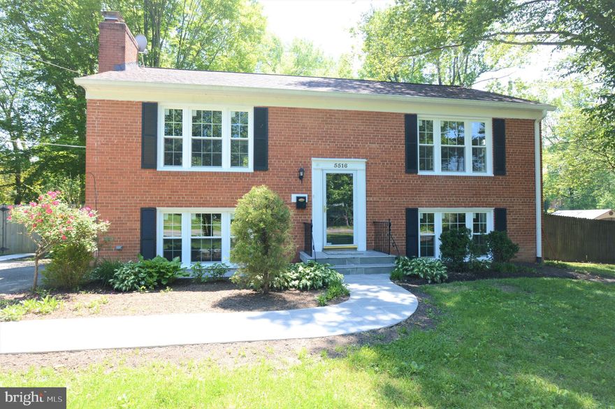 Beautiful, bright, sunny, updated split level. Open, updated kitchen with bar/counter seating overlooking the living room. Large master bedroom with seating area overlooking the spacious back yard. Another two well sized rooms. Updated bathrooms, beautiful, freshly refinished hardwood floors, freshly painted and brand new efficient windows installed. Backyard features a paved patio area perfect for grilling, chilling and dining in fresh air. This place is ready to sell and you could be the lucky one to rent it! WEGMANS, many dining options, and other fun stuff to do, less that 4 miles away. FORT BELVOIR just over a mile away.  Mt Vernon Country Club across the street and historic George Washington's Mount Vernon just around the corner.