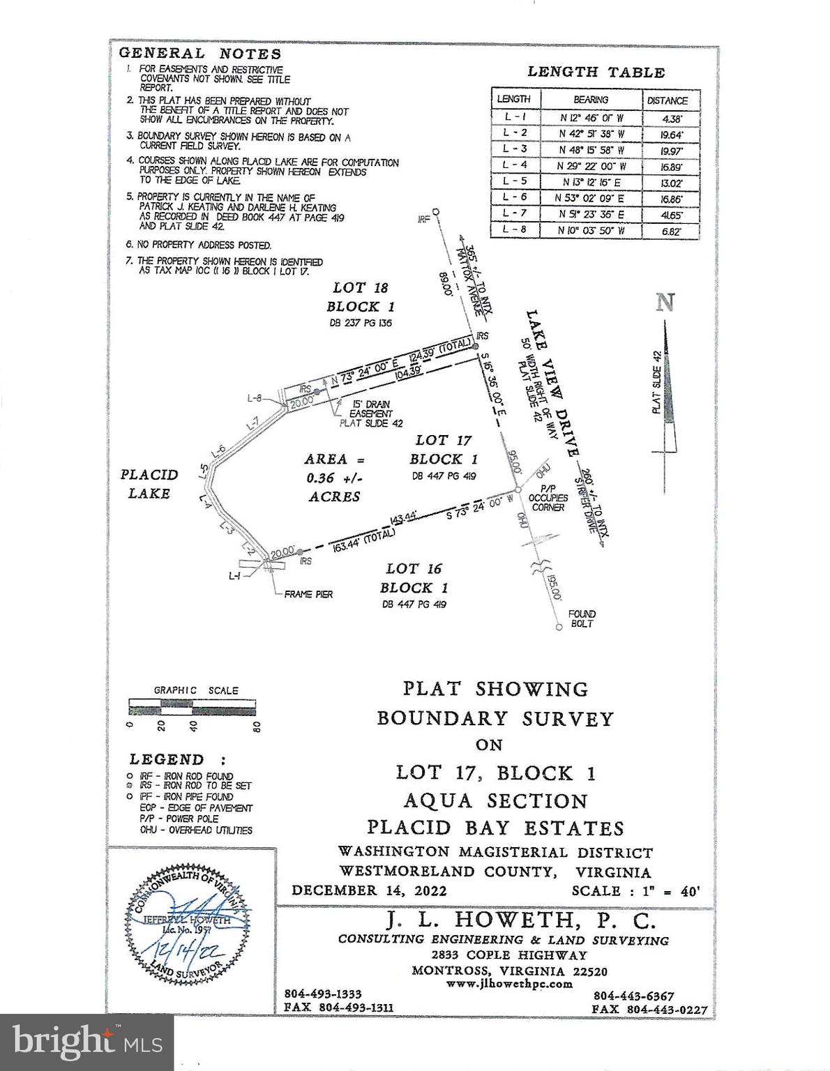 PLACID BAY ESTATES - Land