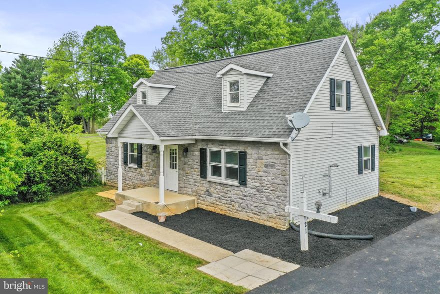 Cute as can be just outside of Shepherdstown sits this quaint stone cape cod with almost an acre of property.  HVAC with Baseboard backup, finished lower level with full bath, renovated kitchen and baths, freshly painted, new appliances, and so much more!  Home has 4 bedrooms and 3 baths and fully finished basement maximizing your space!  Awe inspiring stone fireplace in family room and pass through to kitchen creates an atmosphere of friendly interaction.  The large kitchen with table space open to the family room gives you the space you need.  Private rear yard is large and ready for play space.  The house sits just a couple minutes to downtown Shepherdstown, Shepherd University, and everything downtown has to offer.  DAYS ON MARKET are INCORRECT.  This home has been freshly renovated from being Temporarily Off Market during the renovation.