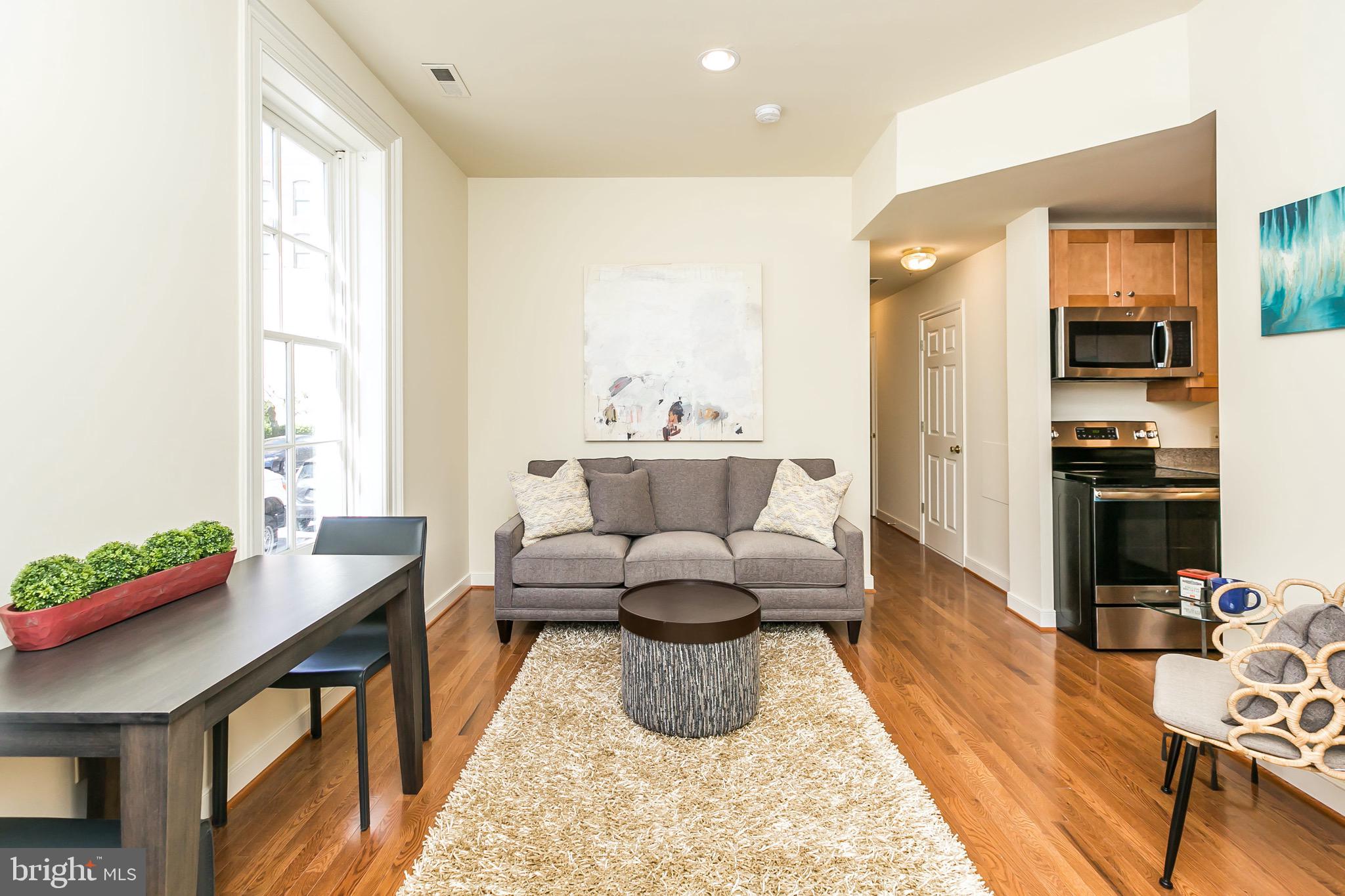 Check out the best-priced 2br/2ba in Federal Hill w/ parking. This property has 2 off-street parking spots included in the rental price. North Federal Hill remodeled 2br/2ba main floor unit in a secure 3 unit building with stainless steel appliances, granite countertops, wood floors, tall ceilings, washer/dryer, & secure mail/package delivery. Right around the corner from stadiums, shops, restaurants, and Inner Harbor.