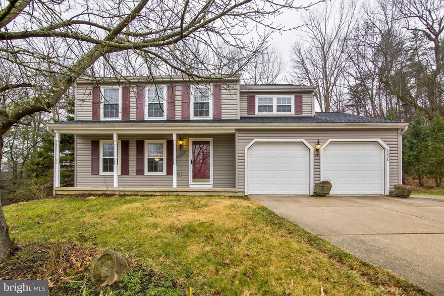 Spacious home in great neighborhood w/welcoming front porch, private, wooded backyard w/expansive, multi-tiered deck & hot tub! Hardwoods throughout foyer, kitchen & family room. Formal living & dining, kitchen w/stainless & granite opens to fam rm w/fireplace. Master w/walk-in closet & attached bath. Walkout bsmt w/rec room! New carpet main & upper levels, new roof in 2016, newer HWH too!