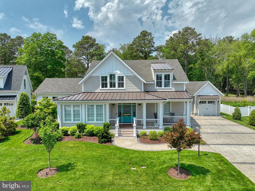 WHY WAIT TO BUILD when you can have this exceptional custom-built home in the sought-after Lewes community of Mariners’ Retreat. This stunning home, with incredible craftsmanship & attention to detail,  is brought to you by Russ Palmer Builders and has everything you are looking for! The open floor plan offers beautiful hardwood flooring throughout, bright sunroom, and living room with a cozy gas fireplace, a dining room perfect for entertaining that is open to the gourmet kitchen with striking quartz and wood countertops, a large island/breakfast bar, stainless steel appliances and a walk-in pantry. The first-floor owner's suite offers dual walk-in closets, and a luxurious en-suite bath with dual vanities, walk-in shower, and soaking tub. The second level of this stunning home offers 3 generously sized bedrooms each with en-suite baths. The private yard features beautiful landscaping, rear deck, and is fully fenced. This is your opportunity to be a part of one of the area’s most beautiful and convenient communities in downtown Lewes in a home that truly has it all!