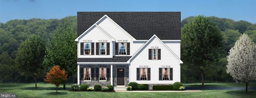 Stunning Genoa to be built to your specs at High Pointe. Luxury Single Family Homes just 3 mi over the MD/PA line on   acre homesites. Choose from 5 home types, each including a Luxury Home Package & Kitchen Upgrade.  1st Floor Owner?s Suite avail. Images are representative only.