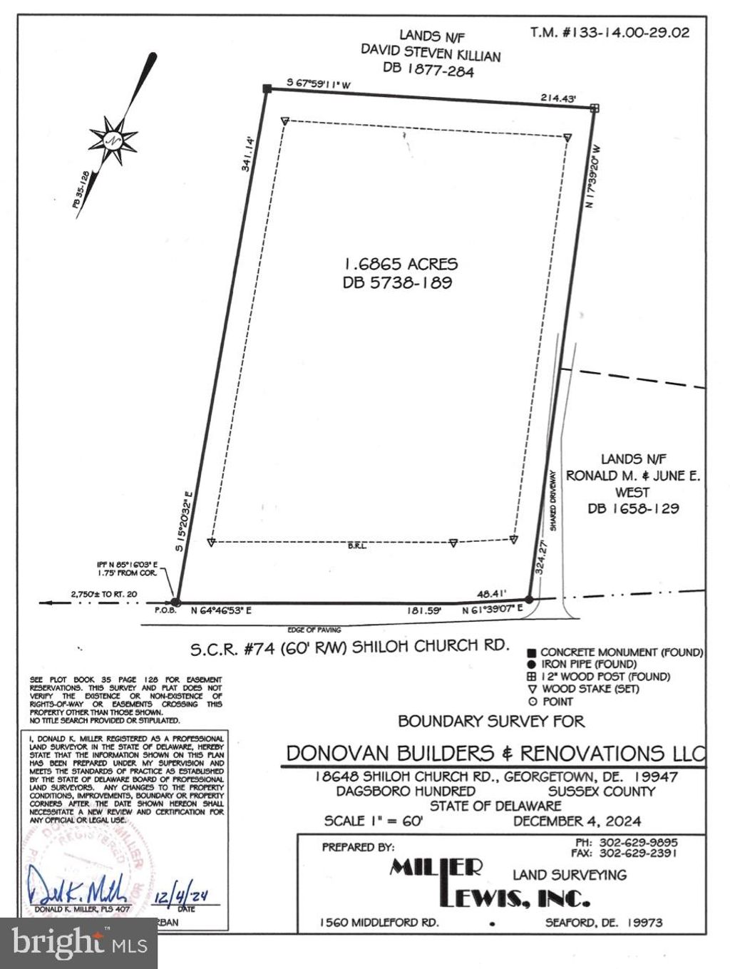 Photo of 18648 Shiloh Church Road, GEORGETOWN, DE 19947 (MLS # DESU2103738)