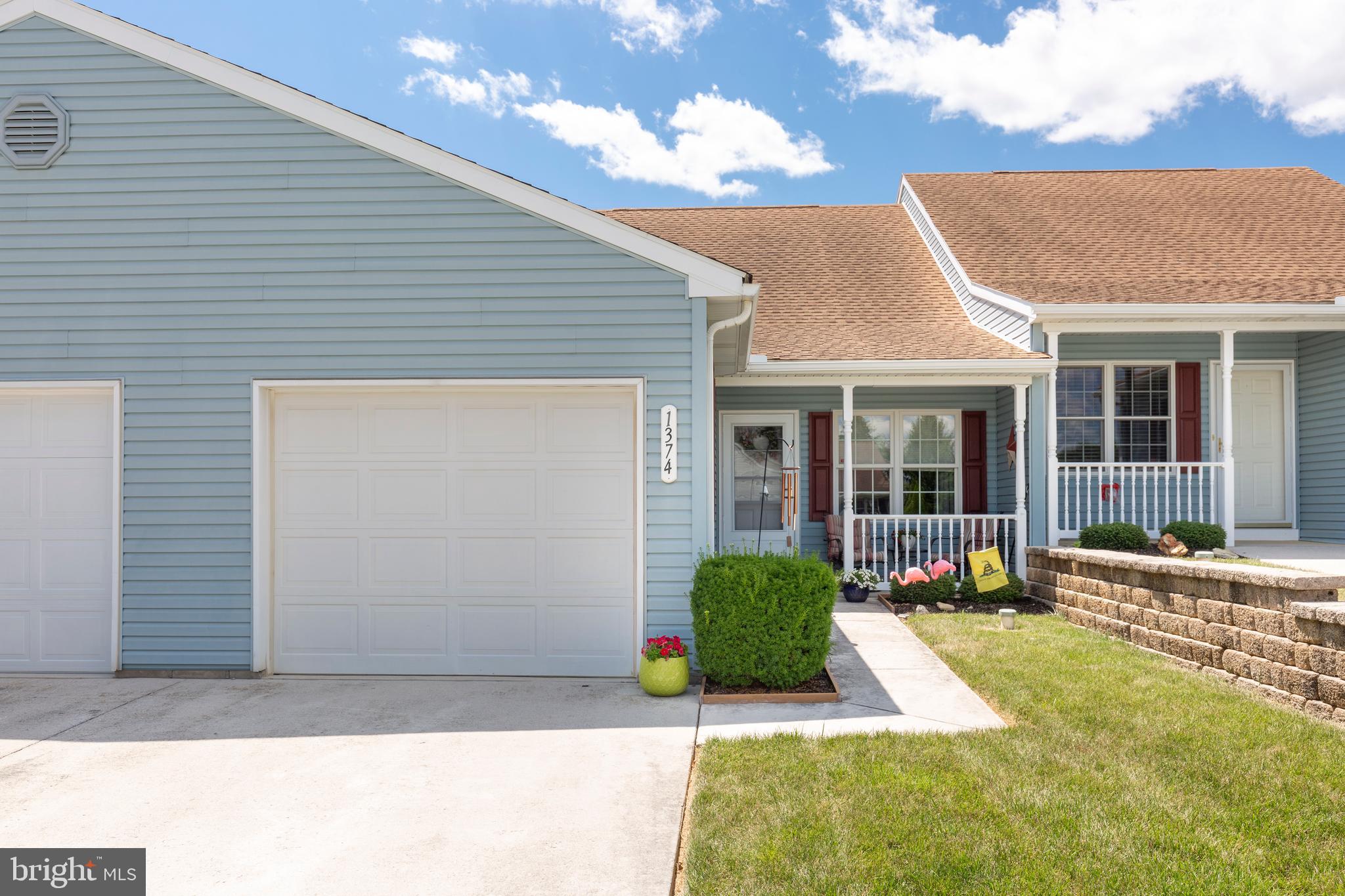 This well-maintained 2-bedroom home is located in Spring Grove's Roth's Farm Village, ideal for 55+ living. The kitchen boasts ample counter space, plenty of cabinets, and a breakfast bar for quick meals, flowing into the dining room for more formal dining occasions. The open floor plan extends into the living room, facilitating easy furniture arrangement.
The primary bedroom is spacious and well-lit, featuring two sizable closets. The second bedroom includes a French door that opens to the rear patio, perfect for enjoying morning coffee or inviting in a refreshing breeze by opening both the front door and patio doors.
The Sellers have meticulously maintained the home, installing new, low-maintenance laminate plank flooring throughout. The full bath showcases a beautiful new tiled floor, and recent upgrades include a new microwave and a POU reverse osmosis system in the kitchen. The Sellers will need to find their home of choice and will require a 2-week post-occupancy period.