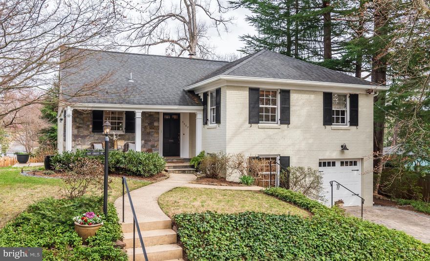 We’re pleased to present this charming 4-level split in the coveted Springfield neighborhood of Bethesda! It truly is a delight! Meticulously maintained and tastefully renovated, the 4 bedroom, 2.5 bath home boasts generous and light-filled living spaces and lovely outdoor spaces adorned with beautiful, professionally installed stone hardscape.<br/><br/>

MAIN LEVEL highlights include a warm, welcoming entry foyer, expansive living and dining rooms flooded with light from large picture windows, a renovated kitchen and a generous office perfectly suited to be your “remote work space” overlooking the professionally landscaped rear yard.<br/><br/> 

UPPER LEVEL 1& 2 highlights include 4 generous bedrooms, 2 full, tastefully renovated baths and extensive eave storage space on upper 2.<br/><br/> 

LOWER LEVEL HIGHLIGHTS - down half a flight of stairs – include a pleasant family room, a powder room, a large laundry room, a separate storage room and a sunny 3-season room overlooking the rear yard.  Spacious exterior storage room under office for off-season storage of outdoor furniture, bikes, etc. The 1 car garage is also accessed from this level.<br/><br/> 

Don't miss the side kitchen door and the rather wonderful rear patio and yard . Recent updates include a newer roof (2015), HVAC (2020), refrigerator (2023), washing machine and dryer (2023/2024), wall oven, cooktop and hood vent (all 2024), bathroom renovations (2024), and garage door (2019).<br/><br/> 

Ideally located close to Wood Acres Elementary School and Park, Little Falls Library, Little Flower Church and School, and the new Westbard Square Center! This location also offers an easy, straight commute down Mass Ave into downtown DC or or if you prefer, take a bike or the Ride-On at the corner to the Friendship Heights or the Bethesda Metro. Fantastic location all around.  WHITMAN CLUSTER .