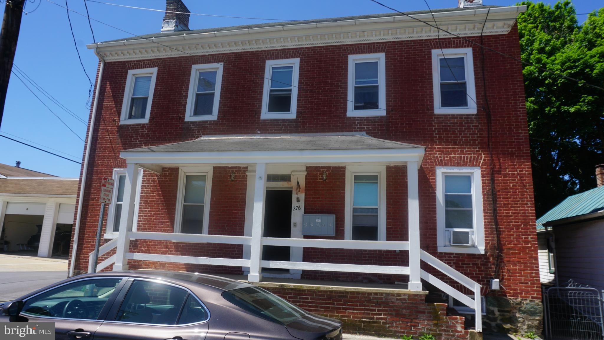 Nice upper level apartment with 2 Bedrooms and 1 Bath. Very original and dated but clean and large. Bring your window AC. Nice location with easy commuting access. Great Laundry Mat right across the street. Affordable and well cared for by the owner. This is an older 5 Unit building with many long term tenants. This is a lead safe unit. No Pets at this time. Tenant pays separate metered electric. Water and sewer included in the rent. Some off street parking but mostly on street. Enjoy downtown Westminster and all that it has to offer.