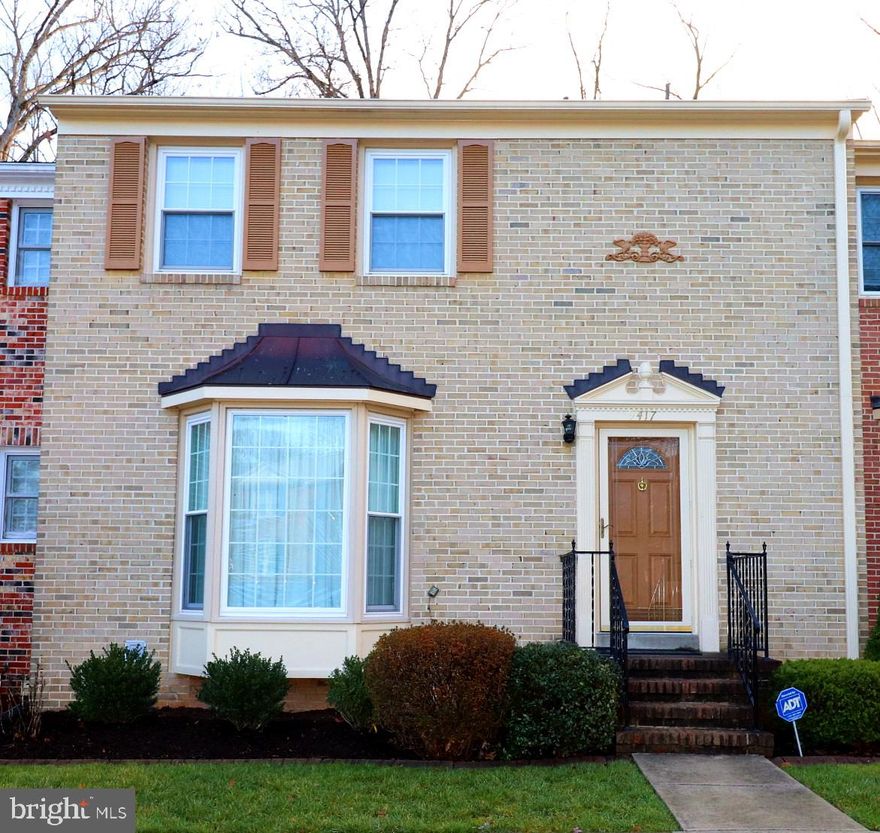 Shows great and fantastic location! Hardwood floors throughout main Level and kitchen w/beautiful wooden cabinets. Newer water heater and A/C unit. Finished lower level rec room, with fireplace, separate laundry room, powder room and plenty of entertaining space.  Fenced backyard w/large patio for delightful summer grilling.  Abundant parking for visitors. Walking distance to Fairfax County Rec Center (South Run) for indoor swimming pools, exercise facilities & sports fields.